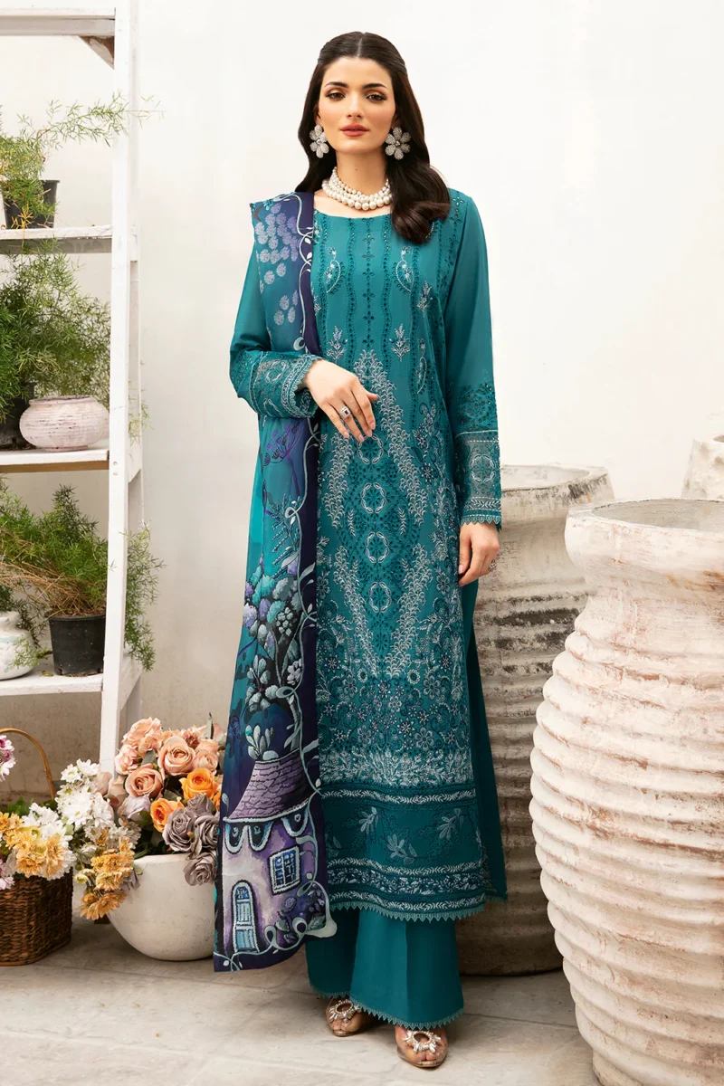 Andaaz by Ramsha Stitched 3 Pieces Luxury Lawn Vol-09 Collection'2024-Z-902