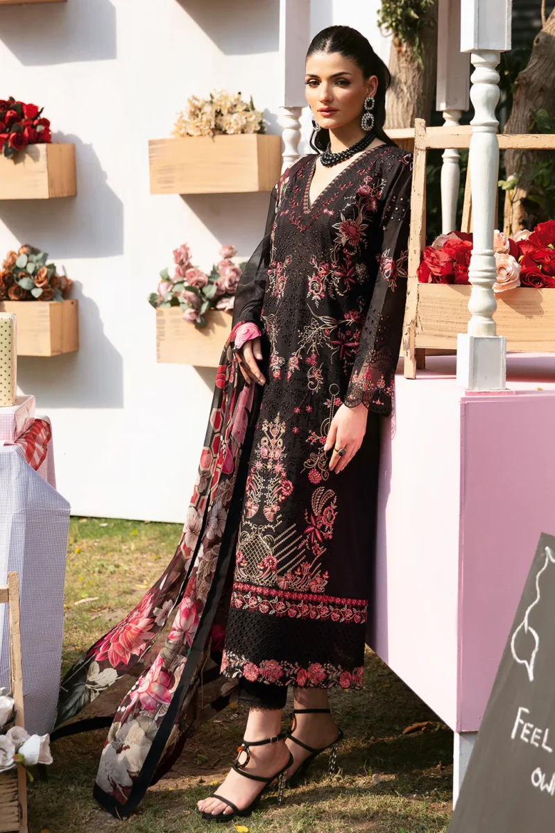 Andaaz by Ramsha Stitched 3 Pieces Luxury Lawn Vol-09 Collection'2024-Z-904 - Image 5