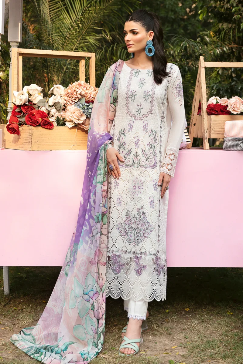 Andaaz by Ramsha Stitched 3 Pieces Luxury Lawn Vol-09 Collection'2024-Z-908