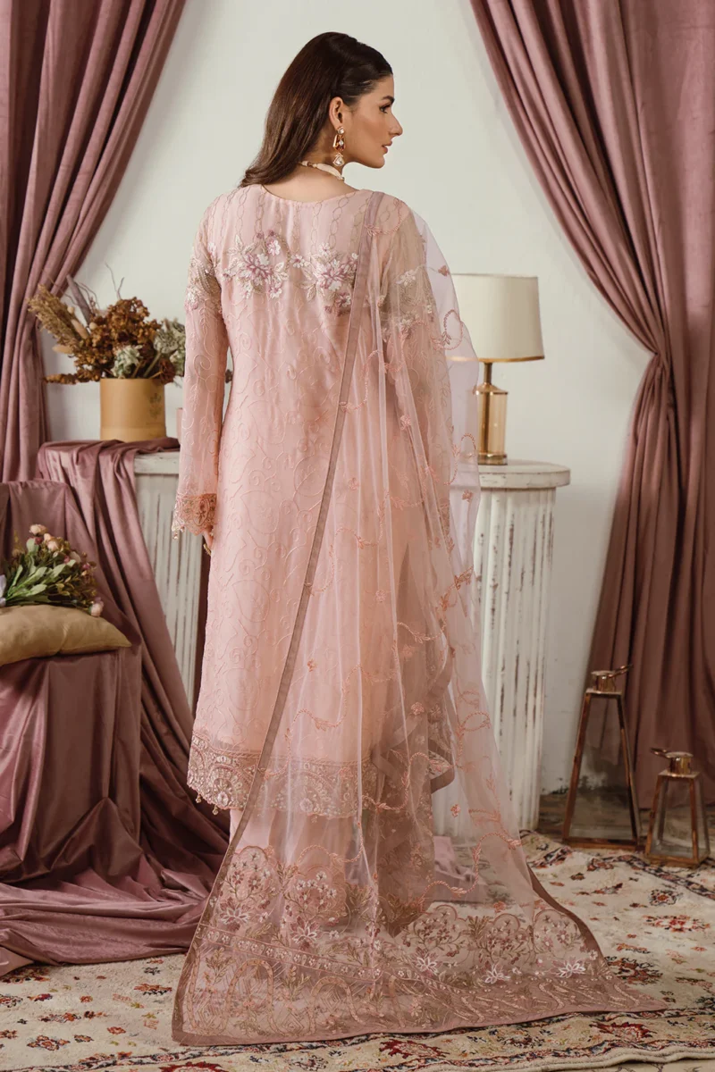 Ramsha Unstitched 3 Piece Chiffon Vol-25 Collection'2024-F-2502 - Image 2