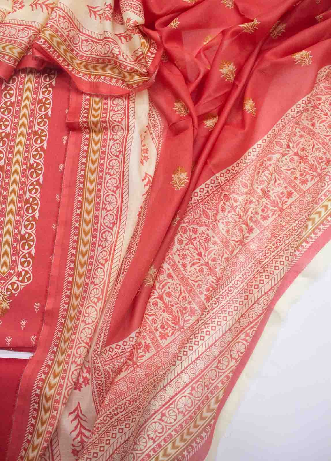 D-0387-3 Lawn Digital Printed UnStitched Suit - Image 2