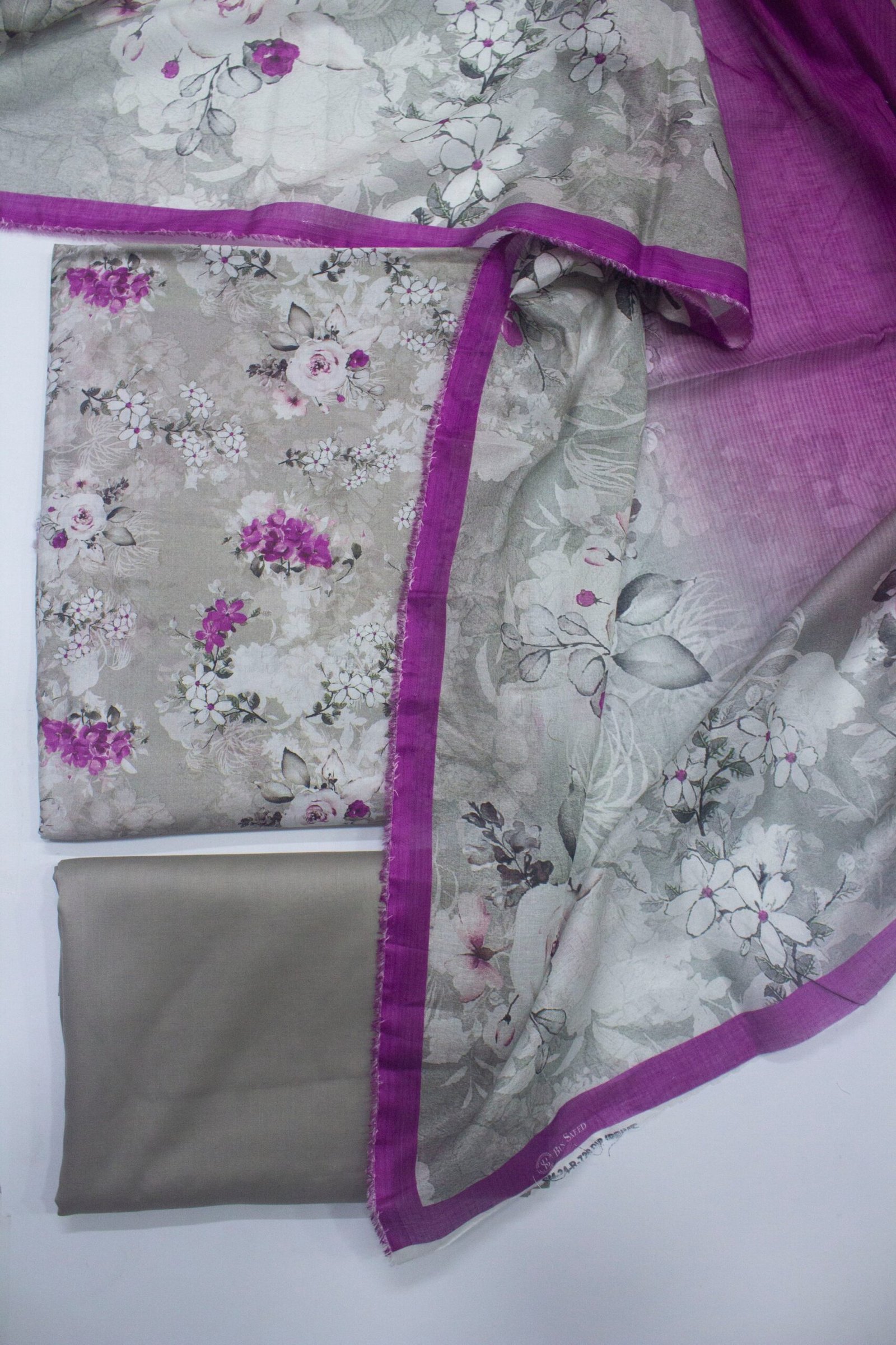D-0720-3 Cotton Digital Printed UnStitched Suit