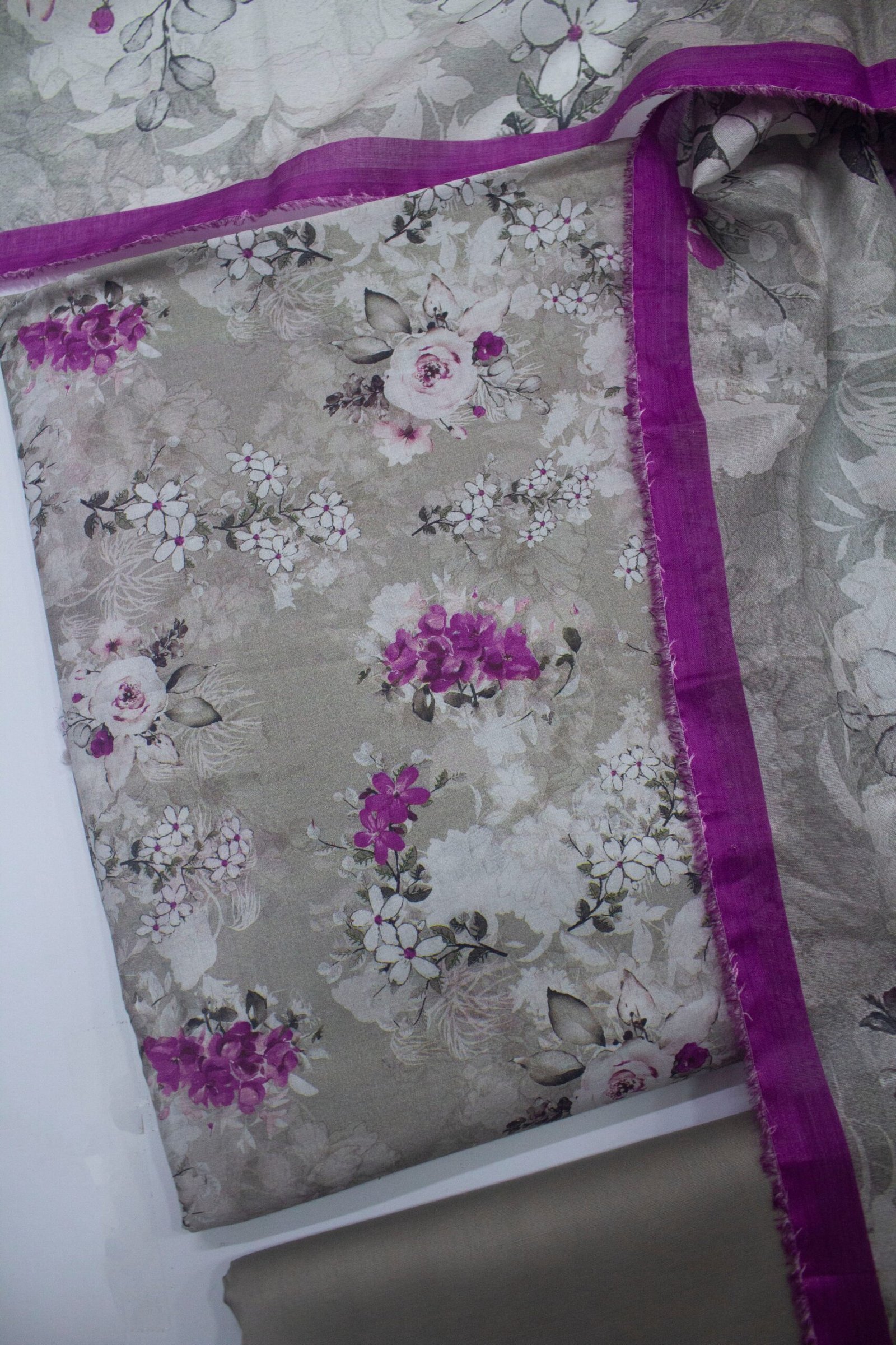 D-0720-3 Cotton Digital Printed UnStitched Suit - Image 3
