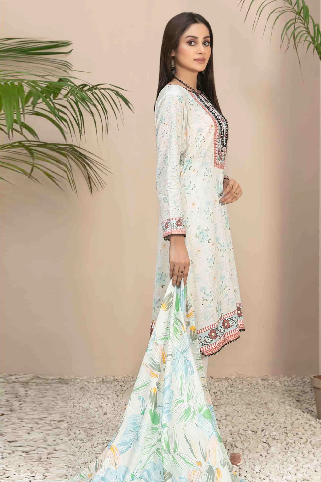 Tiyani By Tawakkal Unstitched 3 Piece Digital Printed Lawn Vol-01 Collection'2024-D-3593 - Image 3