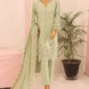 Bin Saeed Stitched 3 Piece Luxury Emb Lawn Vol-02 Collection'2024-SM-674-Pista