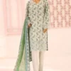 Bin Saeed Stitched 3 Piece Embroidered Lawnkari Collection'2024-SM-719-Pista