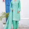 Bin Saeed Stitched 3 Piece Printed Lawn Vol-07 Collection'2024-SM-721-Ferozi