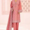 Bin Saeed Stitched 3 Piece Printed Lawn Vol-07 Collection'2024-SM-728-Pink