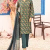 Bin Saeed Stitched 3 Piece Printed Lawn Vol-09 Collection'2024-SM-777-Green