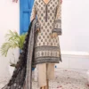 Bin Saeed Stitched 3 Piece Printed Lawn Vol-12 Collection'2024-SM-836-Skin