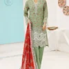 Bin Saeed Stitched 3 Piece Emb Lawnkari & Cutwork Kari Collection'2024-SM-849-Pista