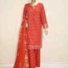 SMLF-0629-EMB- 3 Piece Embroidered Stitched Suit