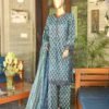 SMLF-626-Emb- 3 Piece Embroidered Stitched Suit