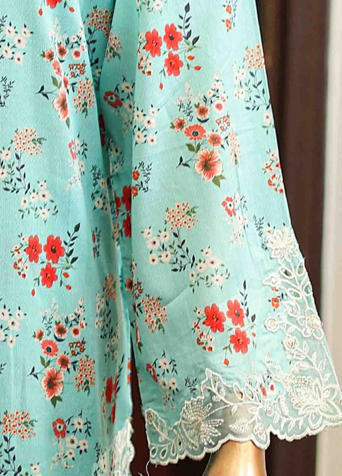 SMLF-644-Emb- 3 Piece Embroidered Stitched Suit – Karachi Dress eStore