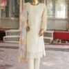 WTF-001 B- 3 Piece Embroidered Stitched Suit