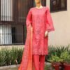 SMLF-EMB-378 A- 3 Piece Embroidered Stitched Suit