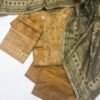 BNS-2314- 3 Piece Jacquard Embroidered Suit