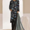 Sada Bahar Stitched 3 Piece Cutwork Emb Lawn Vol-04 Collection'2024-CW-2046-Black