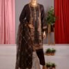 2 Piece Stitched Lawn Embroidered Suit