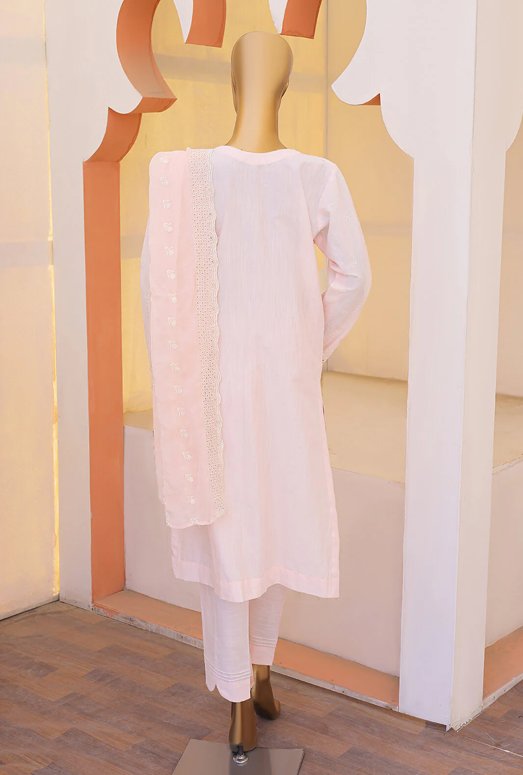3 Piece Unstitched Dynasty Slub Cotton Suit - DSC-05 - Image 2