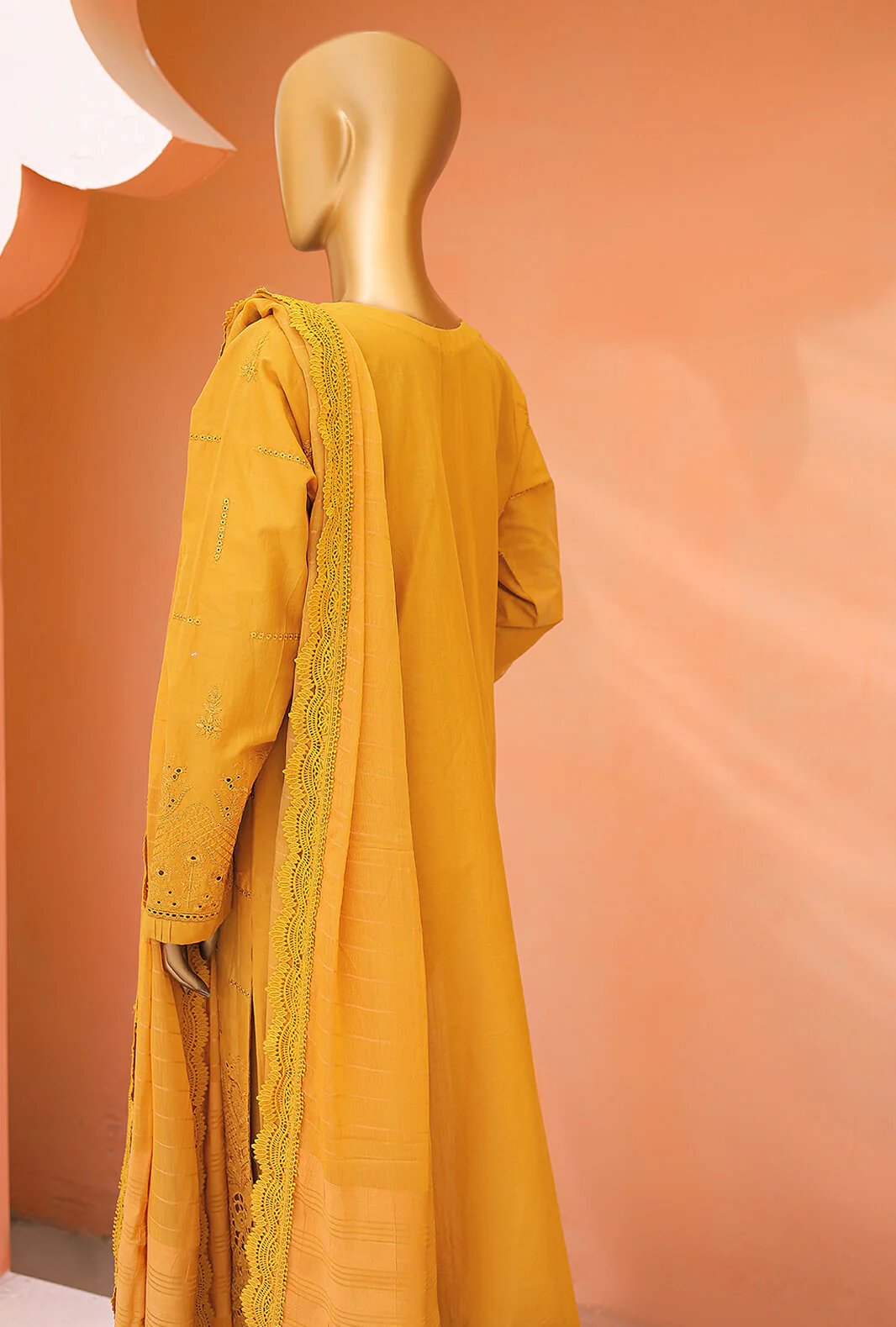 3 Piece Unstitched Dynasty Slub Cotton Suit - DSC-09 - Image 2