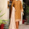 3 Piece Unstitched - Jacquard Premium Printed Suit - JPC-15