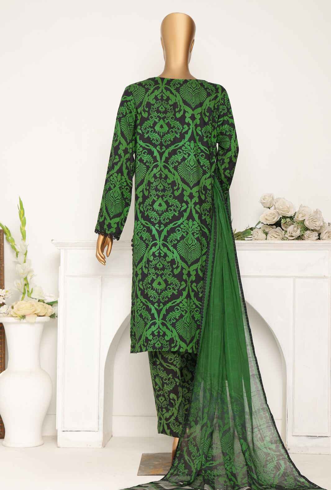 3 Piece Unstitched - Digital Printed Linen Suit - LWP-1121 - Image 2