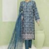 3 Piece Unstitched - Naubahar Viscose Silk Suit - NVE-49B