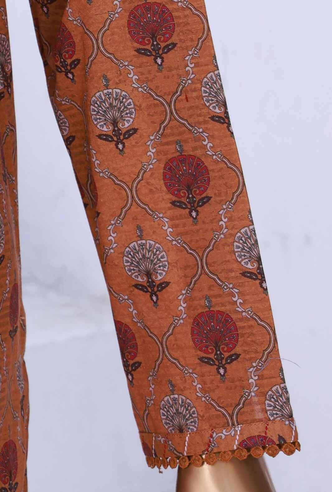 3 Piece Unstitched - Organic Co-ords Digital Printed Suit - OC-506 - Image 3