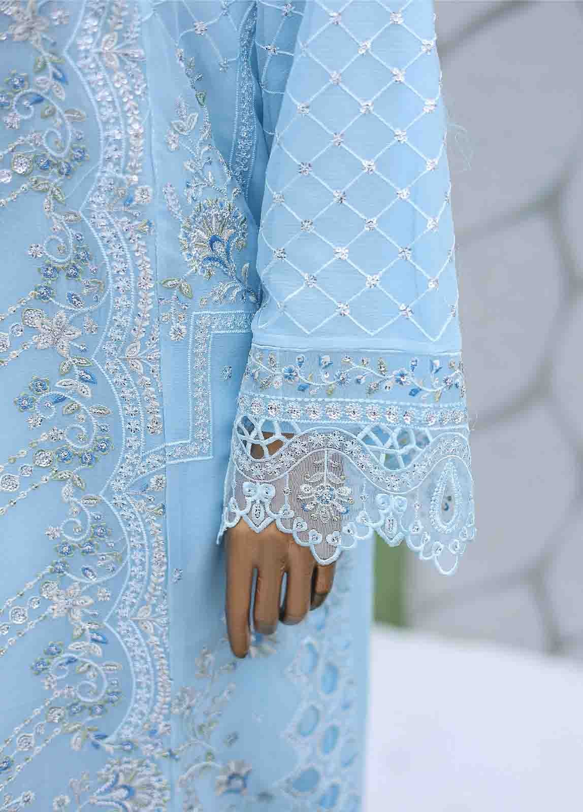 OMS-C005- 3 Piece Embroidered Chiffon - Image 4