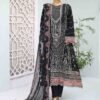 OWSC-007- 3 Piece Embroidered Chiffon Frock