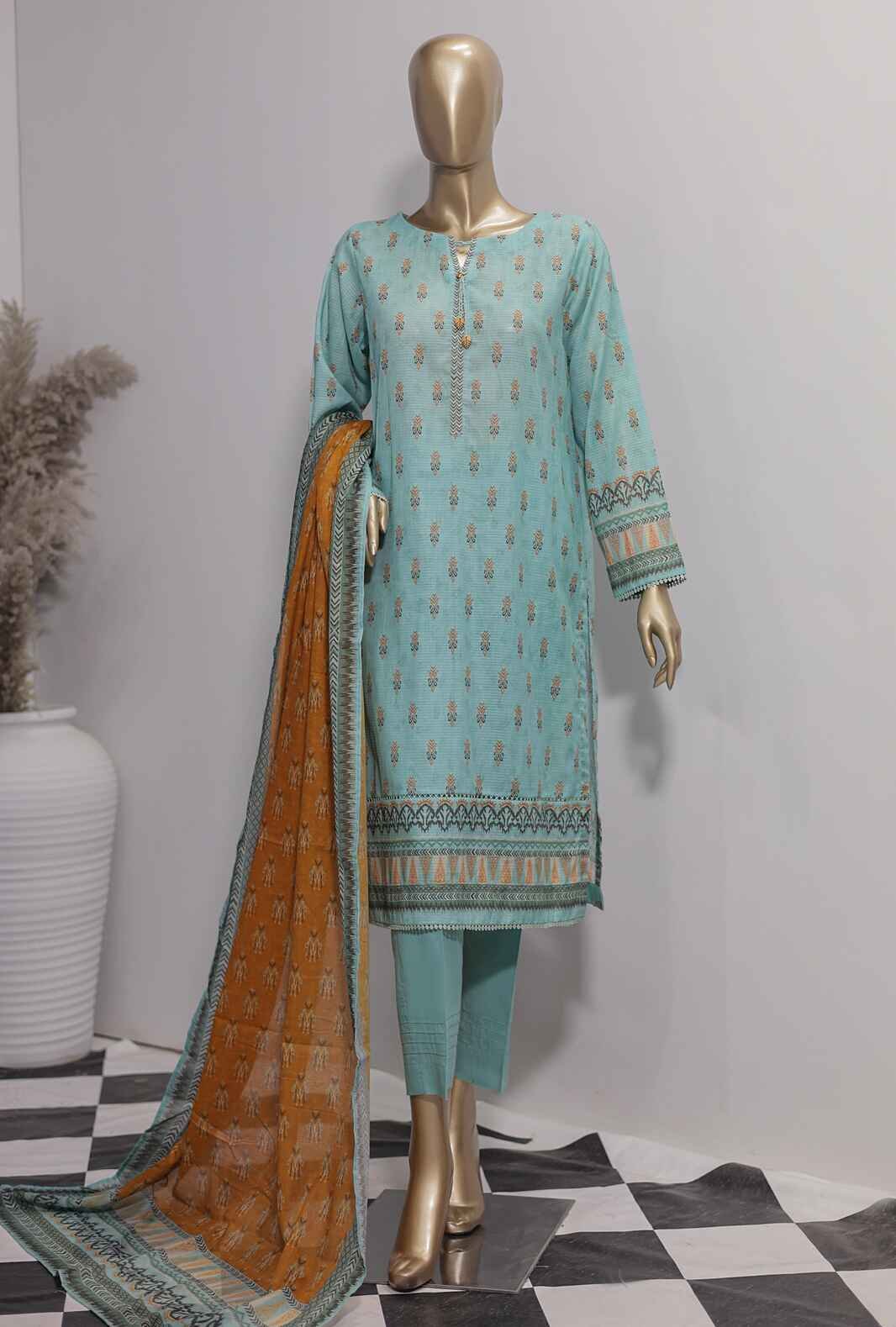 3 Piece Stitched - Vital Prints Digital Printed Suit - PNL-403
