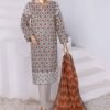 3 Piece Stitched - Printed Lawn Stitched Suit - PSL-416