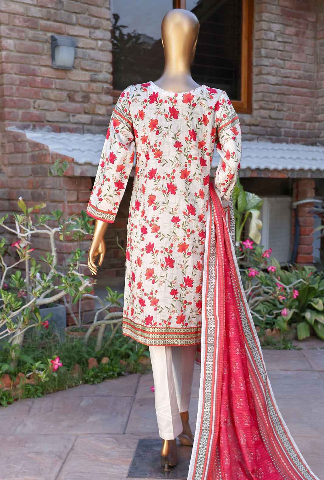 3 Piece Stitched - Gardenia Digital Printed Lawn Suit - PSL-426 - Image 2
