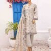 SM-0435 B-PR- 3 Piece Printed Stitched Suit