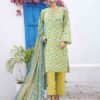 SM-PR-0352 B- 3 Piece Printed Stitched Suit