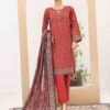 SM-PR-0601-3 Piece Printed Cotton Suit