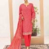 SM-PR-0603-3 Piece Printed Cotton Suit