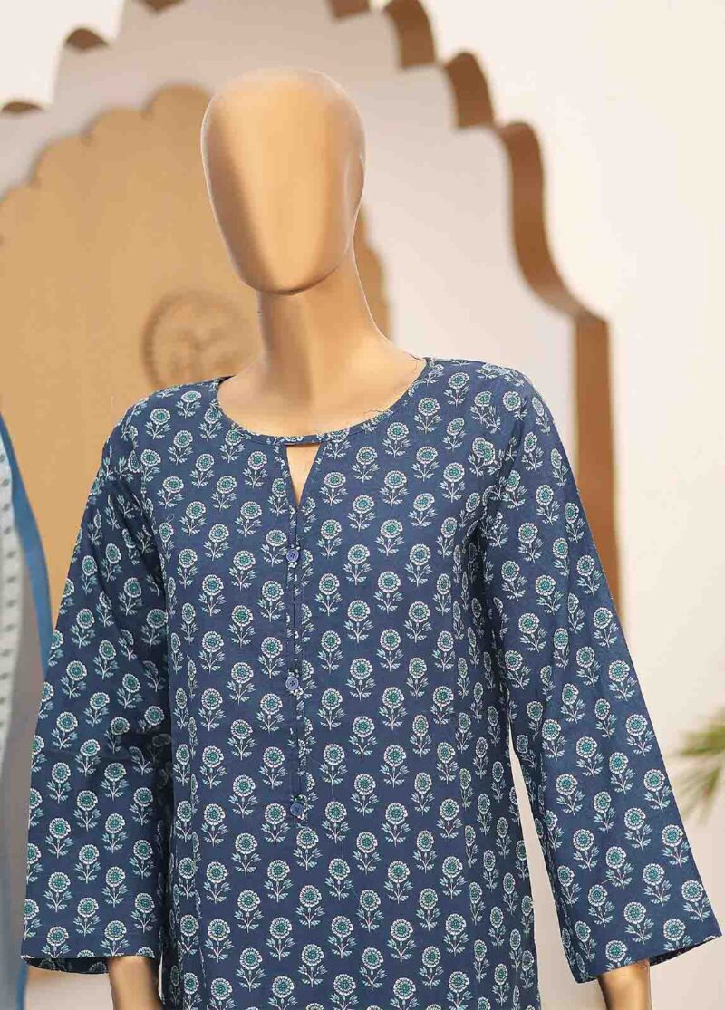 SMCD-083- 3 Piece Printed Cotton Suit - Image 2