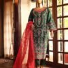 STS-001- 3 Piece Embroidered Organza