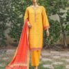 WC-010- 3 Piece Printed Cotton Suit