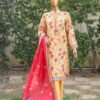WC-014- 3 Piece Printed Cotton Suit