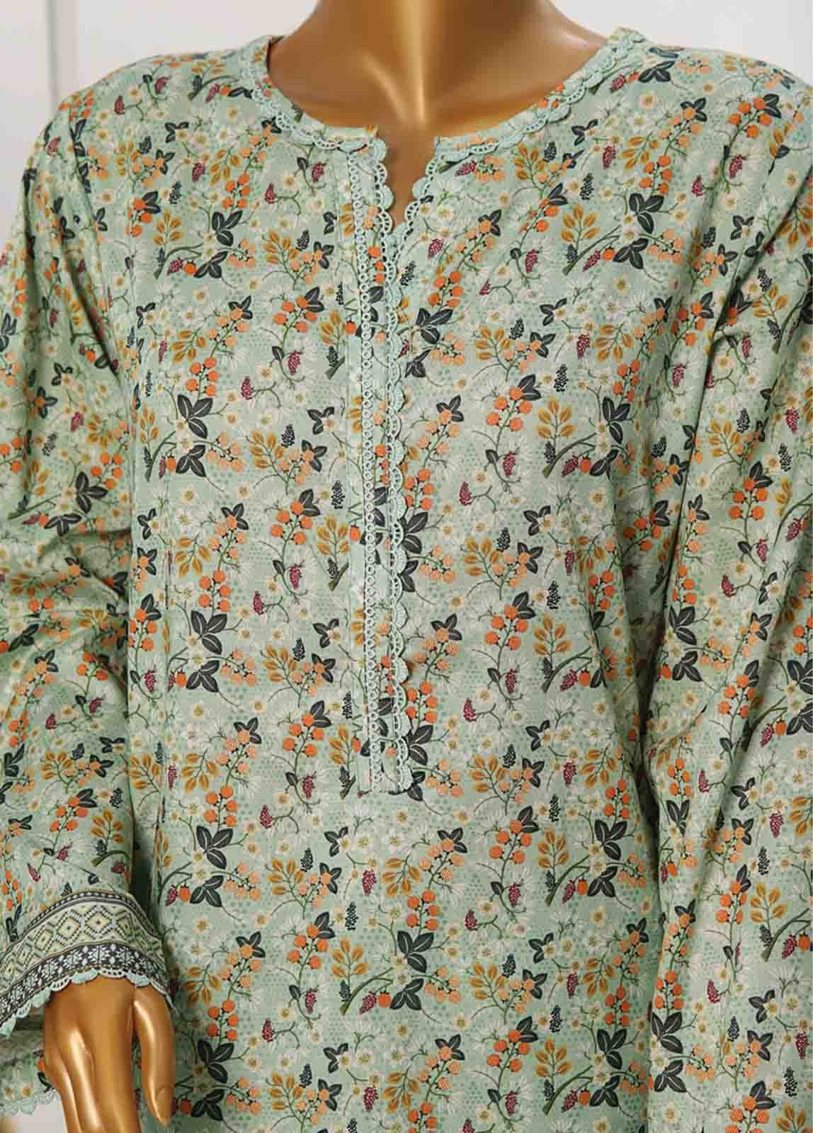 WC-016- 3 Piece Printed Cotton Suit - Image 4