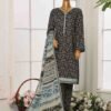 WC-046- 3 Piece Printed Cotton Suit