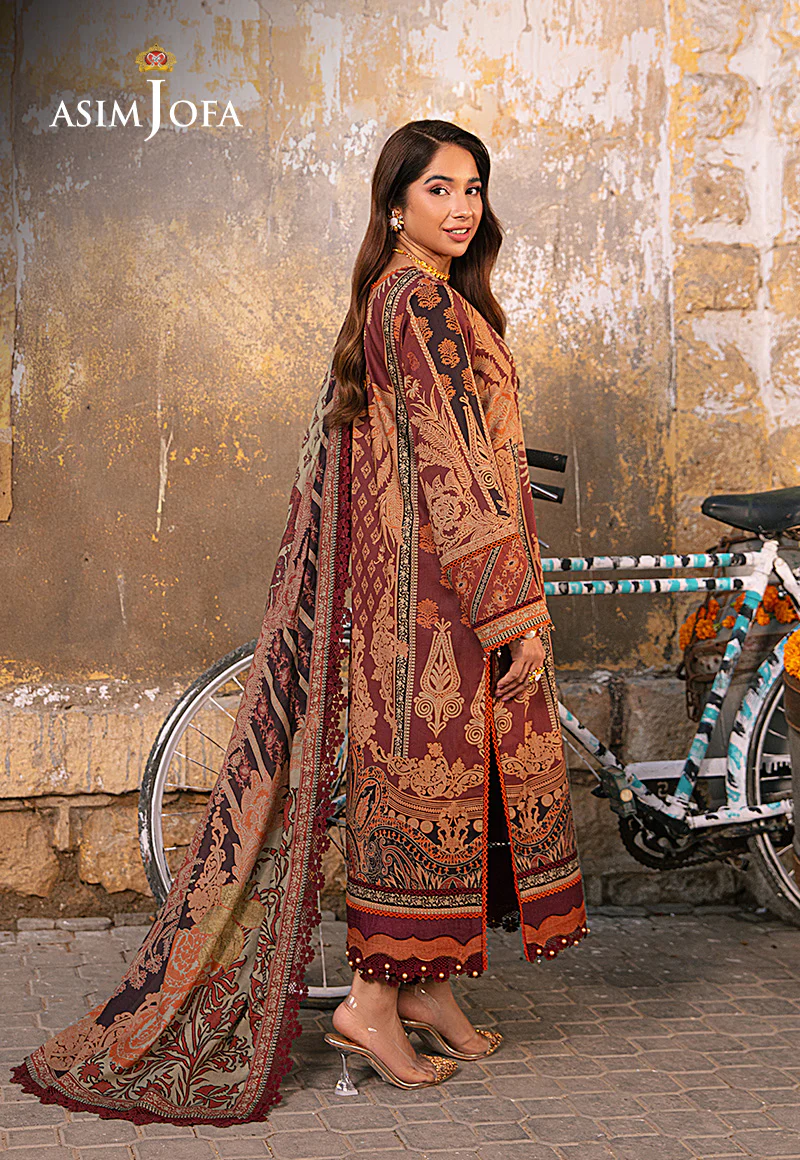 AJARP-24 EMBROIDERED LAWN 3 PCS - Image 2