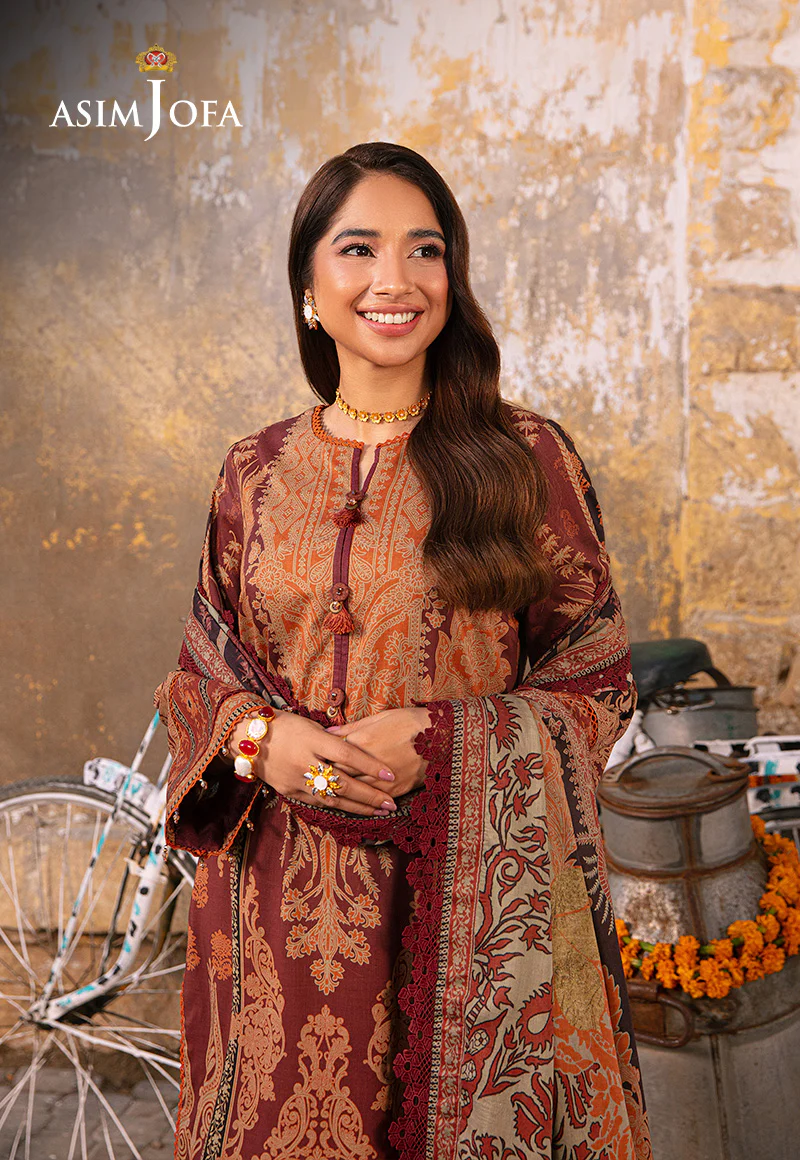 AJARP-24 EMBROIDERED LAWN 3 PCS - Image 5