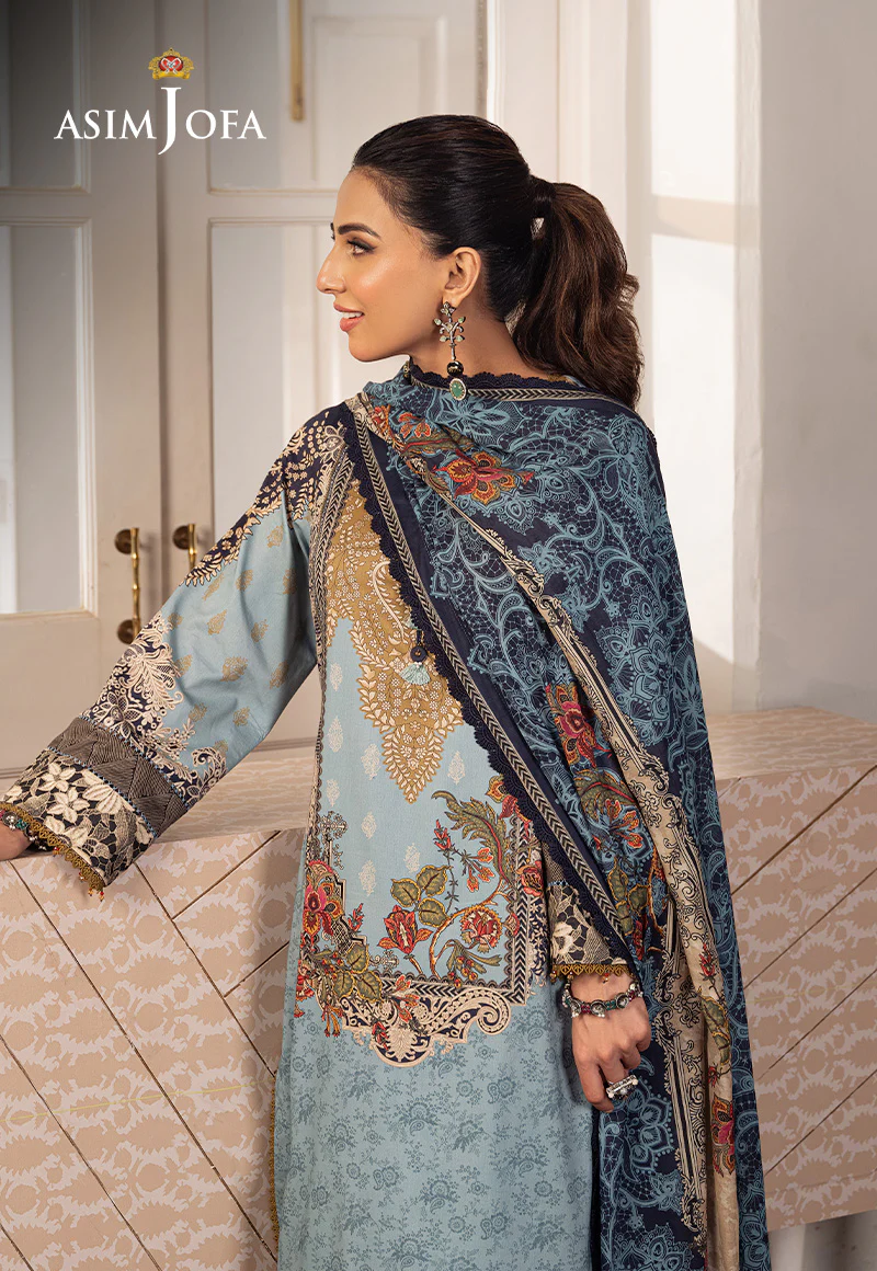 AJARP-27 PRINTED LAWN 3 PCS - Image 3