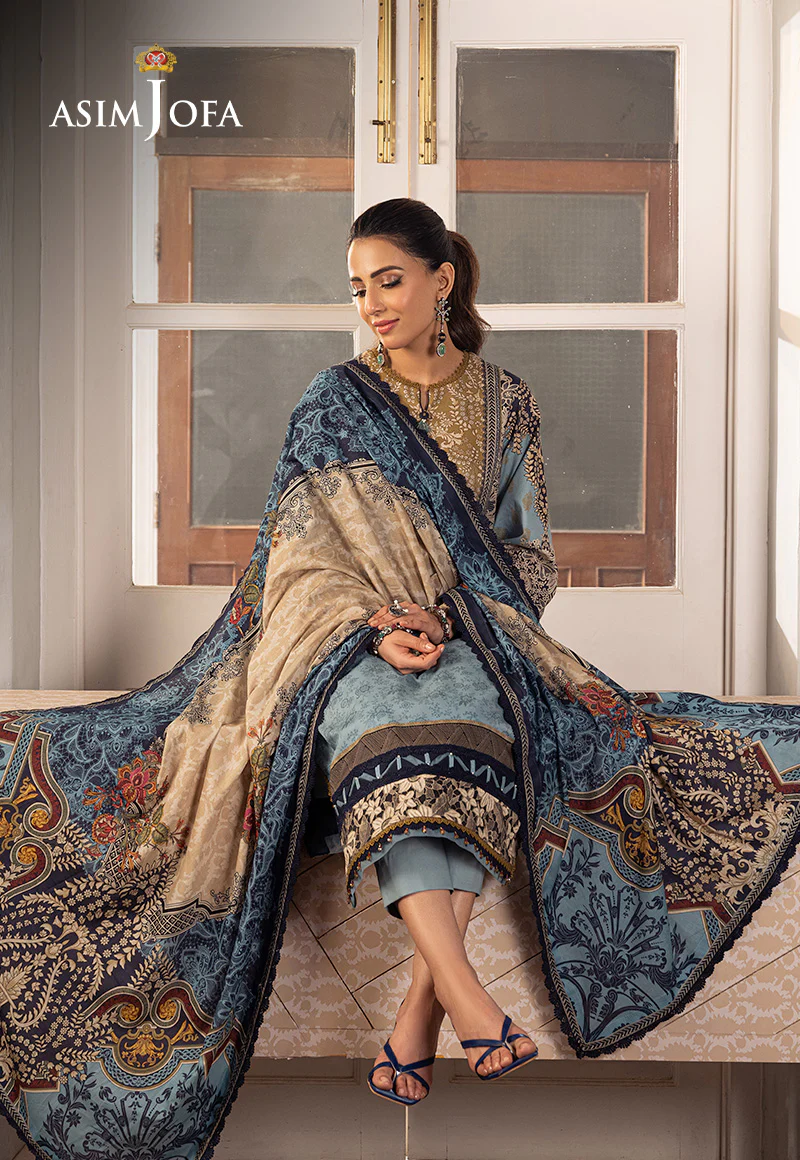AJARP-27 PRINTED LAWN 3 PCS - Image 5