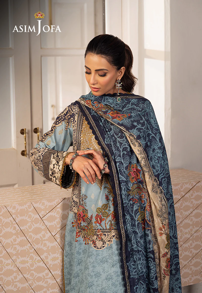 AJARP-27 PRINTED LAWN 3 PCS - Image 6