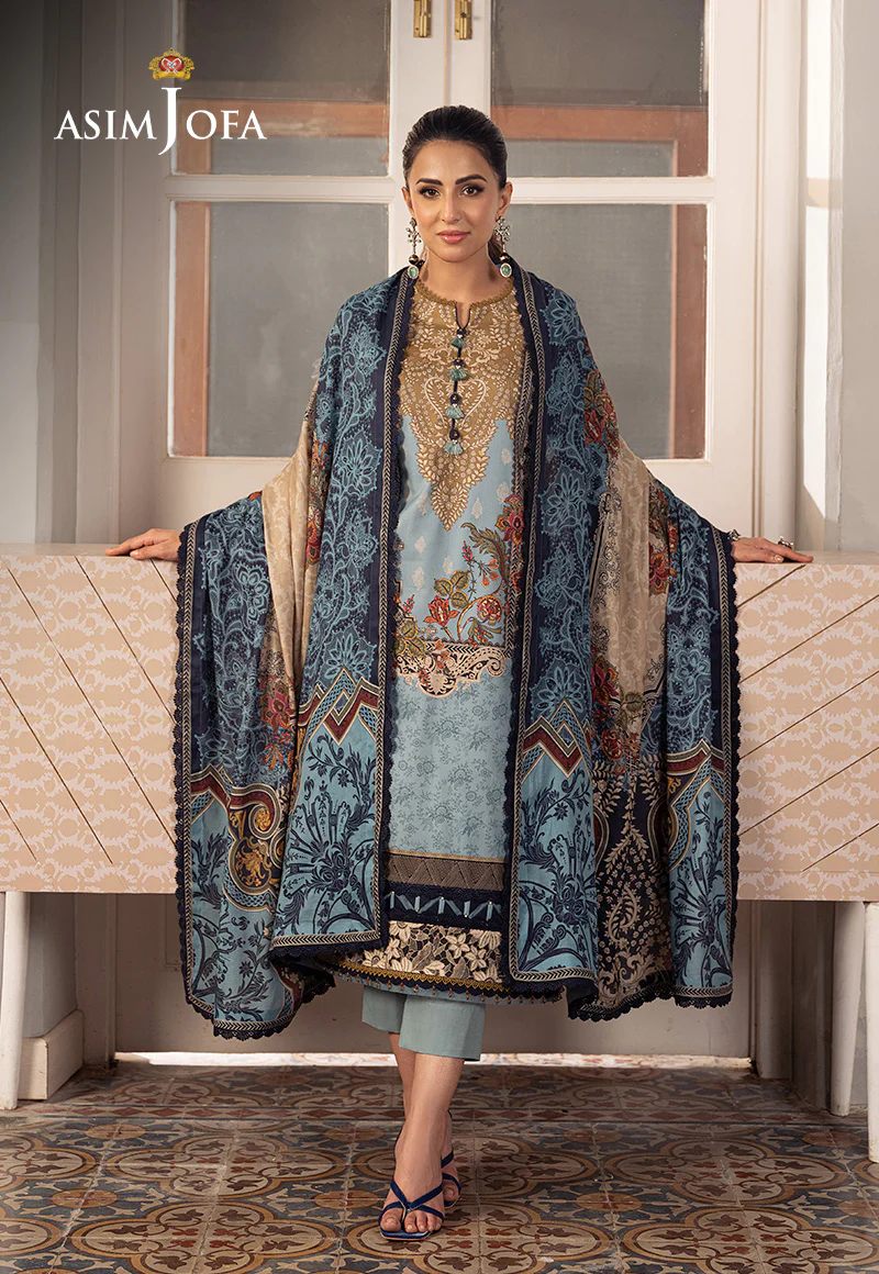 AJARP-27 PRINTED LAWN 3 PCS - Image 7